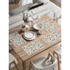A set of napkins for setting the table 