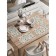 A set of napkins for setting the table "Lug flowers", rectangular, rounded edges, size 30x46 cm, 4 pcs