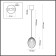 Suspension Mussels G9 1x40W