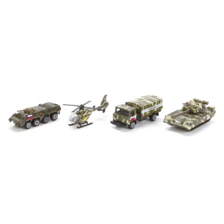 Metal machine "Military equipment", 7.5 cm, MIX color-1