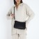 Bag Cross-Bodi with a zipper, black color