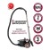 Pioneer VC335C vacuum cleaner, cyclone, 2050W, 2 l, black and penalty color