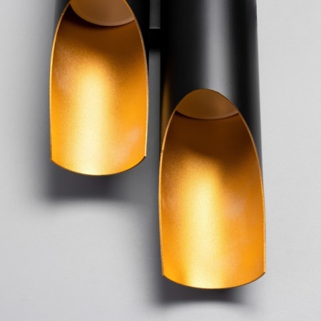 Sconces "tube" 4xgu10 35W black gold 12x6x47cm-5