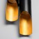 Sconces "tube" 4xgu10 35W black gold 12x6x47cm