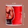 Ceramic mug “I want you”, 320 ml, red color