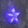 Garland “fringe” 2.4 × 0.9 m with nozzles “snowflakes”, ip20, transparent thread, 150 LED, glow blue, 8 modes, 220 V