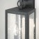 Street wall lamp Elektrostandard, Candle, 167x180x360 mm, E14, dark gray color