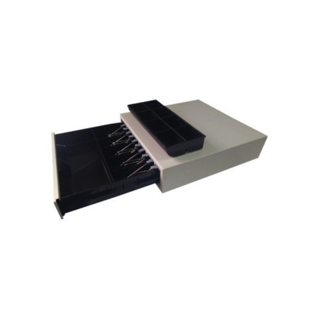 Fort 5k cash box, three -position castle, white color-3