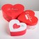 A set of boxes 3 in 1, gift packaging, “with love”, 16 x 14 x 6 cm –22 x 20 x 9 cm