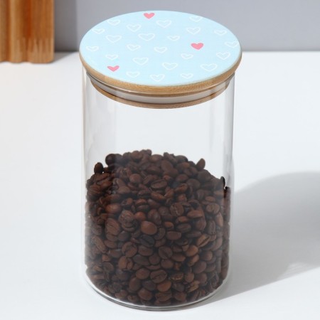 Bank for storage "Cook with love", 950 ml-1