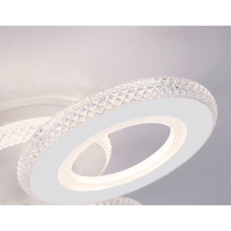 LED LED ceiling Ambrella Acrylica Original FA8866 with a remote control 38W, LED, white, transparent color, transparent-2