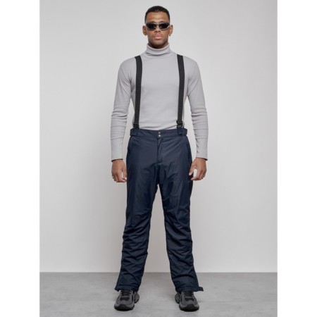 Semi-combinezone ski insulated male winter, size 52, dark blue color