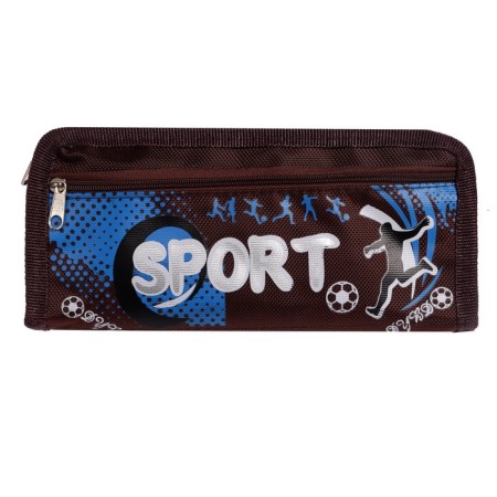 School Penal on the zipper 2 departments "Sport", mix-9