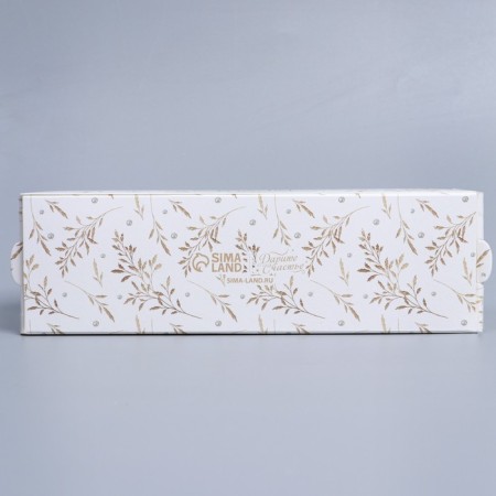 Box for Makarun "New Year's gold" 18 x 5.5 x 5.5 cm, New Year-3