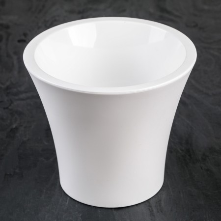 Pot with the insert "City", 3.3 l, the color is white