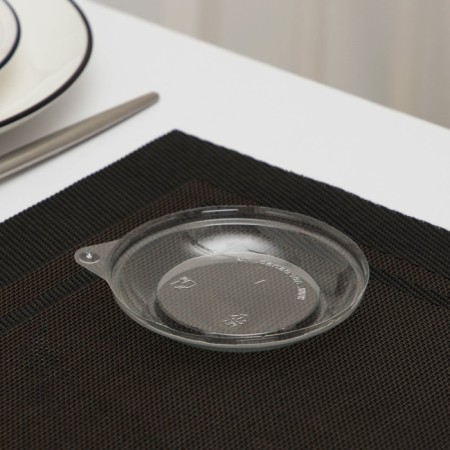 The one -time cover to the Crystal crem with 200 ml, d = 10 cm, the color is transparent-3