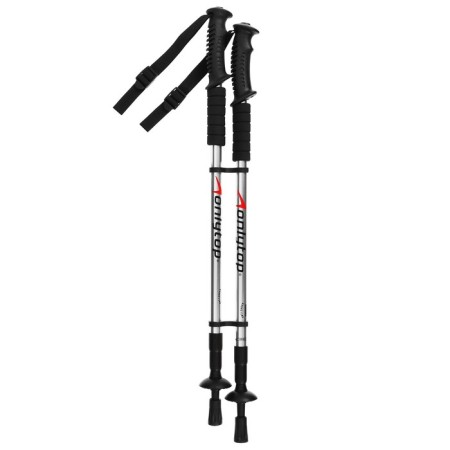 Sticks for Scandinavian walking online, telescopic, 3 sections, up to 135 cm, 2 pcs., Mix color-12
