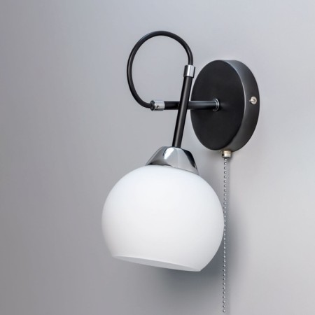 Sconces Citilux "Stephen" CL141411, 12x25.5 cm, 1x75W, e27, black color-9