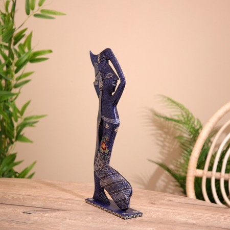 Souvenir "Woman" on a stand, tree 21x6x45 cm-1