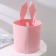 Organizer for storage Funny "hare", 24 × 24 × 22 cm, 8 l, pink color