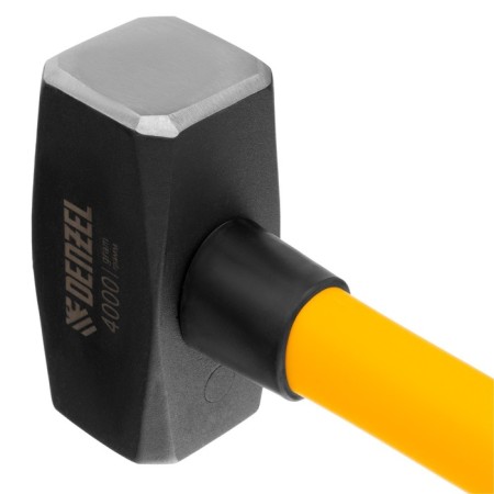 Sledgehammer Denzel 11023, Forged, Fiberglass handle with tpr coating, 880 mm, 4 kg-2