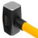 Sledgehammer Denzel 11023, Forged, Fiberglass handle with tpr coating, 880 mm, 4 kg