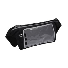 Sports bag Czech on the Luazon belt, telephone management, zipper compartment, black