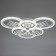 Causteen with PDU 1529/6wt LED 120W 3000-6000k Dimmer white 60x60x10 cm Bayerlux