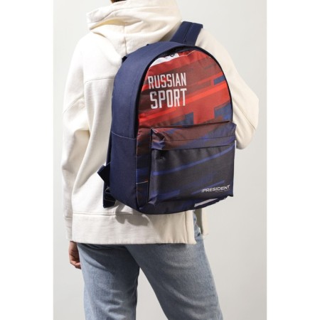 Putin Team backpack, 29 x 13 x 44 cm, lightning department, n/pocket, blue-7