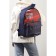 Putin Team backpack, 29 x 13 x 44 cm, lightning department, n/pocket, blue