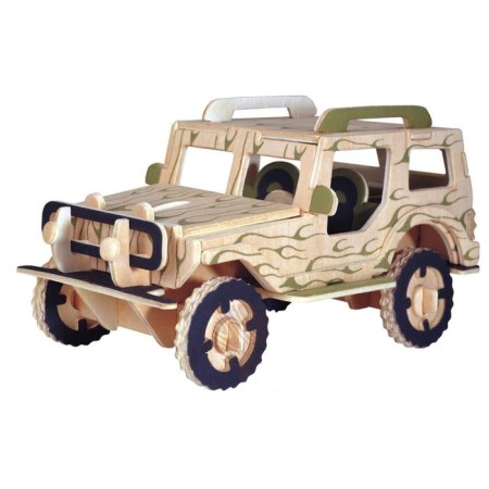 3D-model team wooden miracle-brown "SUV"