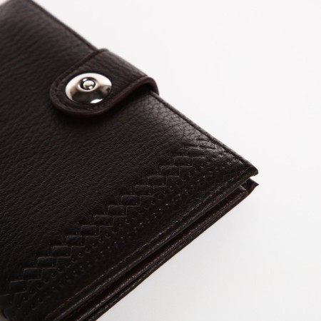Cover on the magnet, for auto documents and passports, brown color-2