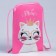 Children's Plush Bag "Kitty Princess" Flat