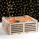 Set of extension candles "Carrot in the box", 5.5x16.5 cm, 80 pieces