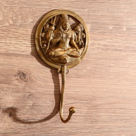Shiva hook 18x10 cm, bronze-1