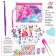 Set with strands, tattoos, rhinestones, purse