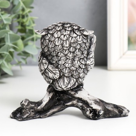 Polystone souvenir "Little Eye with big eyes on the branch" 13x4x10 cm-2