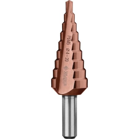 Drill step "bison" 29672-4-20-9_z01, 4-20 mm, 9 steps, trihedral shank-1