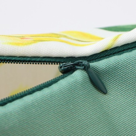 Decorative pillowcase with brushes Ethel Green 45x45 cm, polyester-2