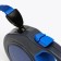 Roulette "Pigger" reflective, 3 m, up to 15 kg, cable, rubberized handle, blue