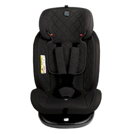 AMAROBABY BRILIANT, ISOFIX fastening, class D, group 0+/1/2/3 (0-36 kg), black color black-8