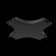 The X-shaped power connector for the Technical tra084CX-11B, 11x11x0.7 cm, black color is black