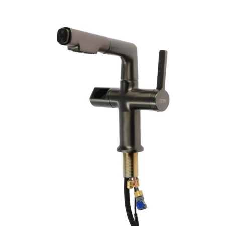 Zein Z3782 kitchen mixer, temperature screen, exhaust spout, height 18-25 cm, 2 modes-4