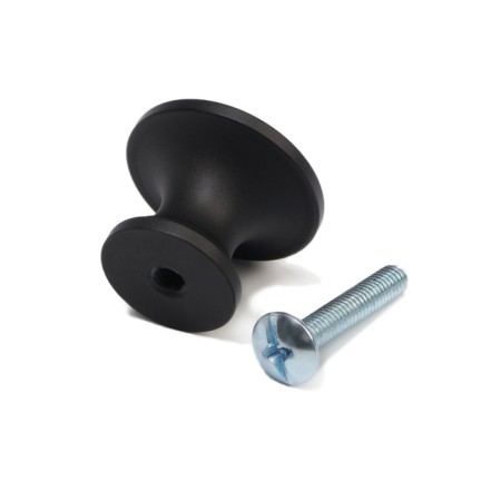 Handle button Cappio RK148, D = 24 mm, black color-5