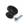 Handle button Cappio RK148, D = 24 mm, black color