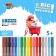 Fleeters 18 flowers BIC Kids Visa, children's, washed off, thin letter