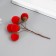 Flowers for decorating "Clatine" red 1 bouquet = 6 branches d = 2 cm 11 cm