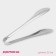 Kitchen forceps with perforation of the share, 201 steel, 23 cm