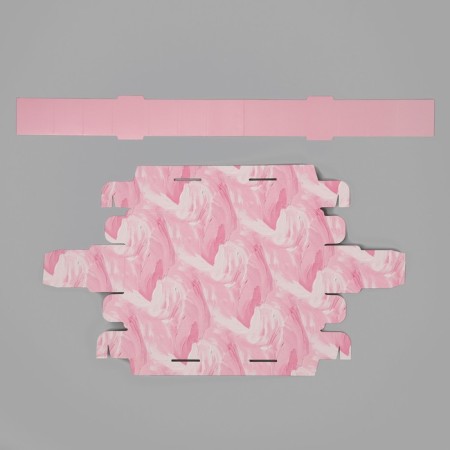 Box for sweets, confectionery packaging, 5 cells, “smears”, 5 x 21 x 3.3 cm-4
