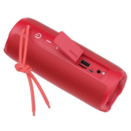 Portable column Hoco HC16, 10 W, BT 5.3, FM, AUX, 1200 mAh, red-2